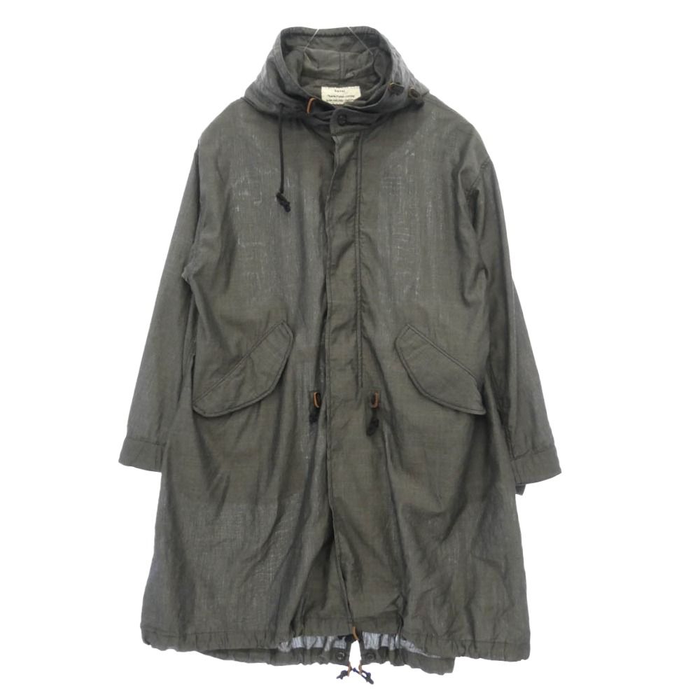 kaval フィッシュテールロングコート　藍染 カヴァル kaval Fish tail long coat ウール シルク混 フィッシュ