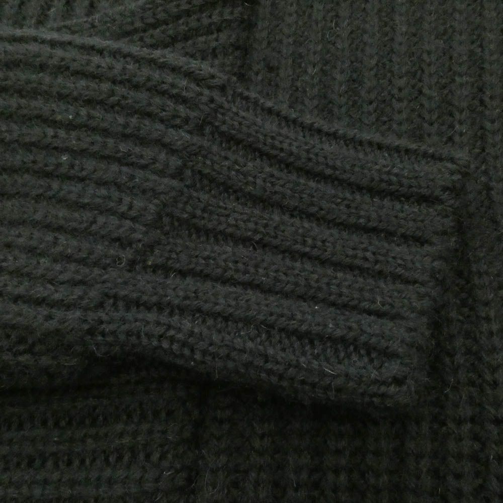 JOHN LAWRENCE SULLIVAN ジョンローレンスサリバン 22AW 4B002-0522-38 Fireman Knit Cardigan ファイヤーマン ハイネック ジップ ニット カーディガン ブラック系 M【中古】 JOHN LAWRENCE SULLIVAN ジョンローレンスサリバン 22AW 4B002-0522-38