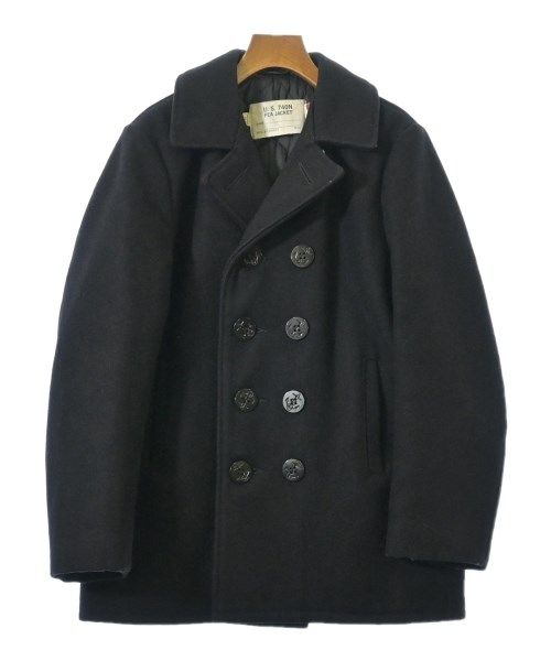 Schott ショット ピーコート S 黒 【古着】【中古】【送料無料】 Schott ピーコート メンズ 【古着】【中古】【送料無料】 - メルカリ