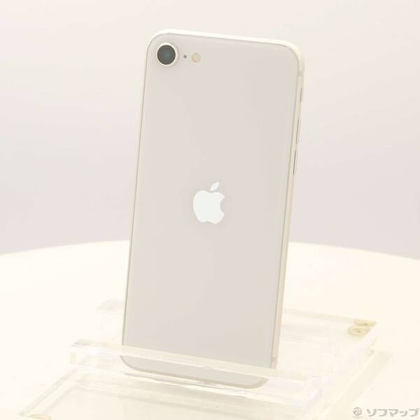 ソフマップ 〔中古品〕 iPhone SE 第3世代 64GB スターライト MMYD3J／A SIMフリー【295】