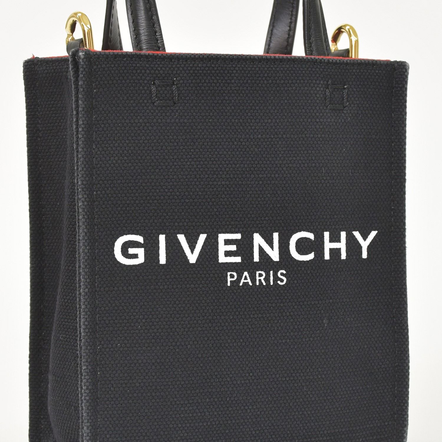美品 ジバンシー キャンバス 2WAY ショルダーバッグ G-TOTE ミニ 