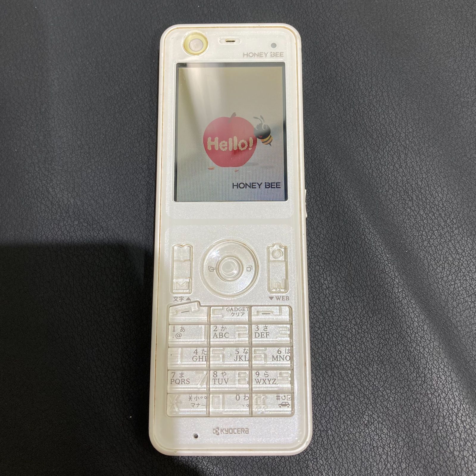 京セラ HONEY BEE 4 WX350K PHS本体 WILLCOM - メルカリ