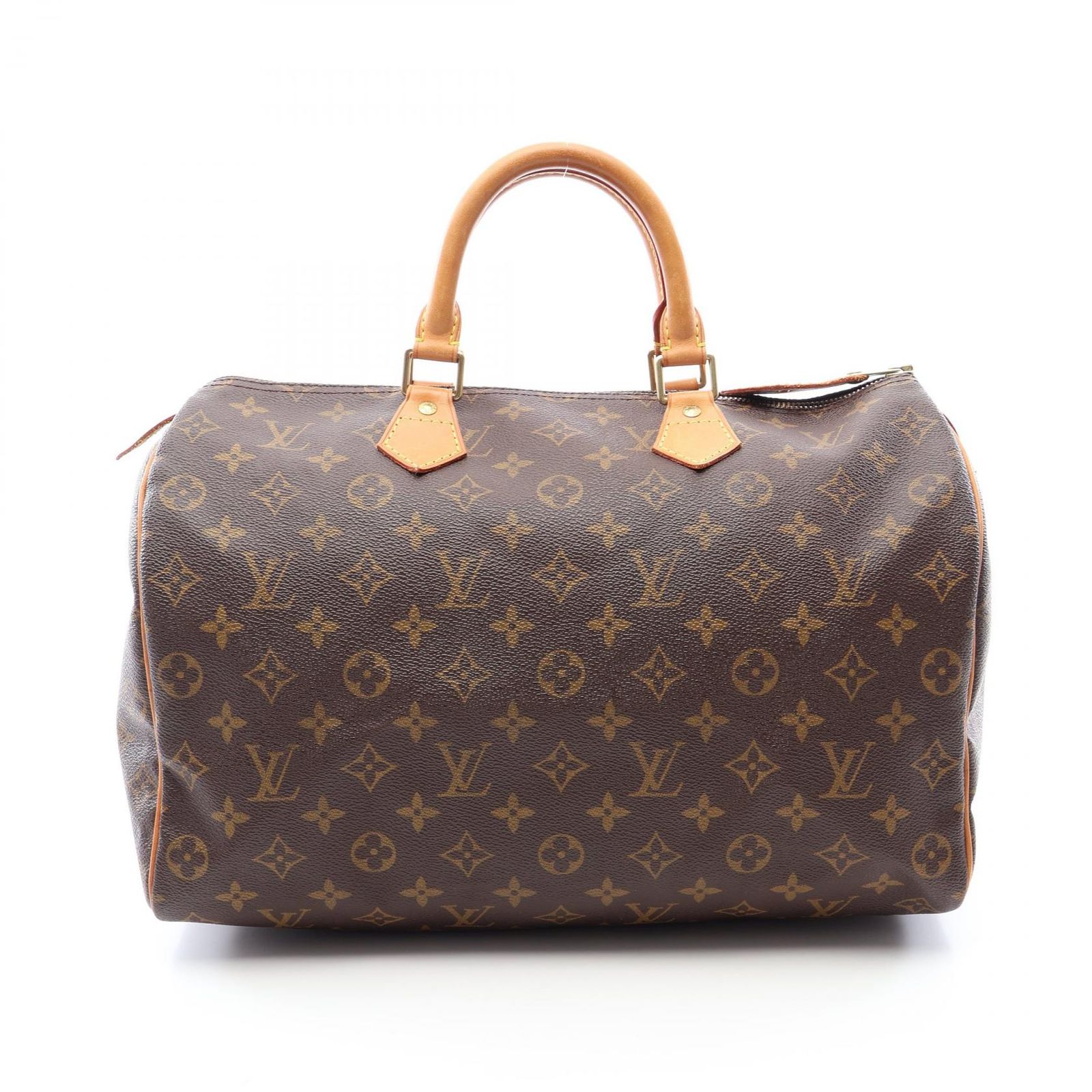 ルイ・ヴィトン LOUIS VUITTON ハンドバッグ スピーディ35 M41524 PVCコーティングキャンバス レザー スピーディ35 レディース Used B