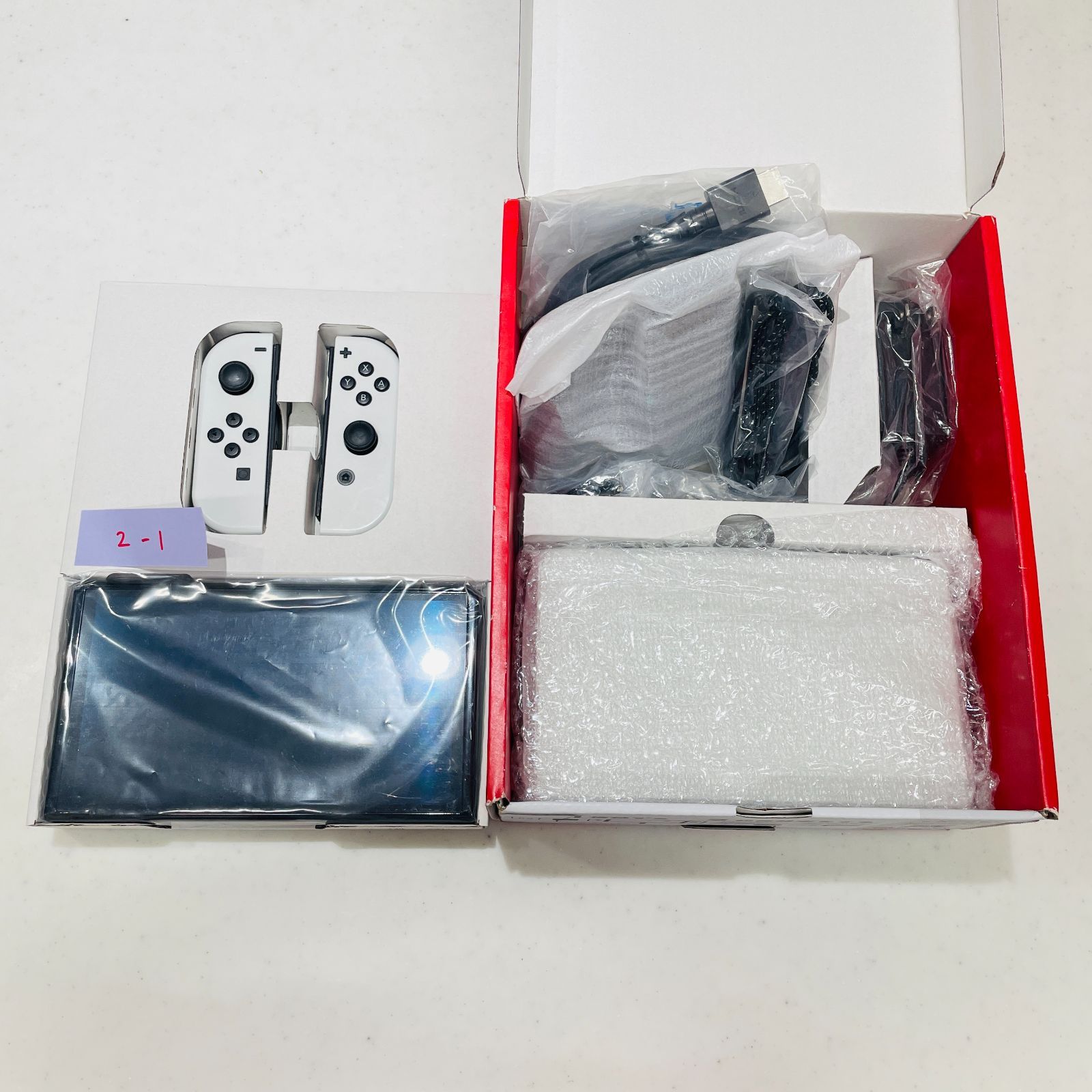 美品 完品 Nintendo Switch 有機EL ホワイト 本体セット 2022年製 液晶