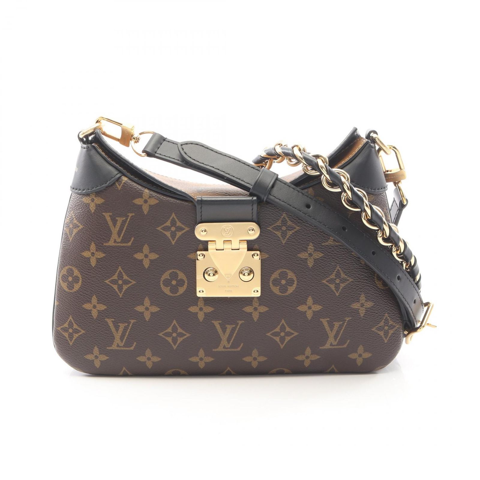 ルイ・ヴィトン LOUIS VUITTON ショルダーバッグ LVトゥイニー 2WAY M46659 ノワール PVCコーティングキャンバス レザー LV トゥイニー レディース Used A