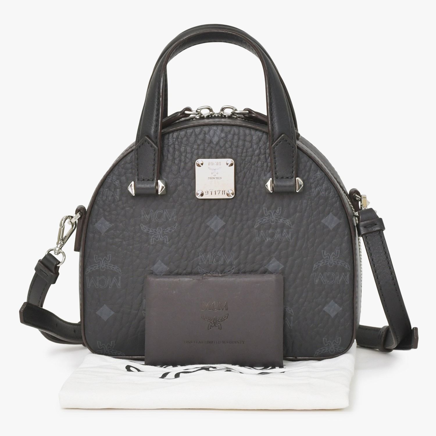 MCM 2WAY ハンドバッグ ショルダーバッグ 極美品 MCM エムシーエム 2WAY バッグ ハンドバッグ ショルダーバッグ