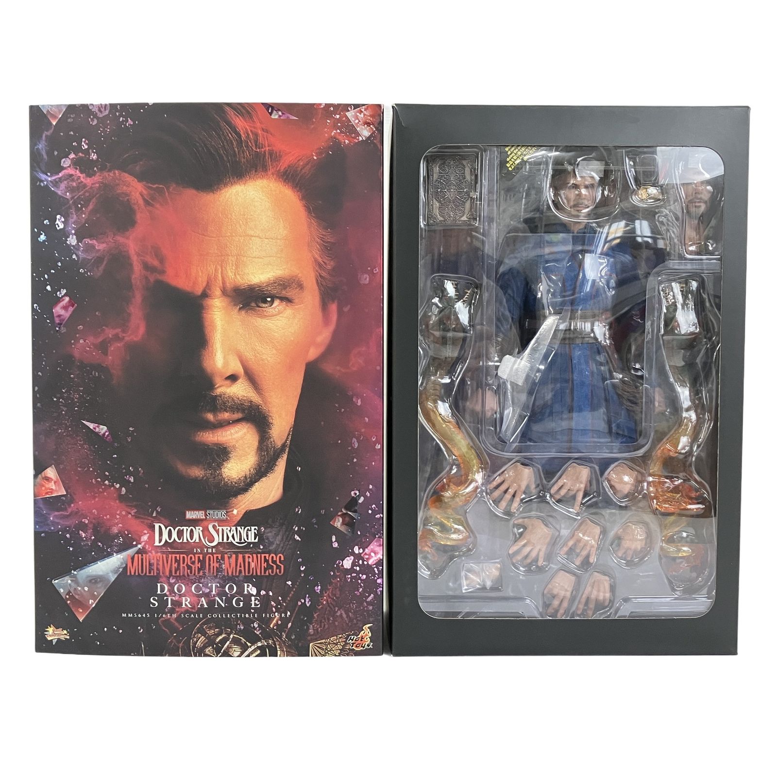 【中古】 ホットトイズ 　ドクターストレンジハンドパーツ（欠品あり ホットトイズ MMS645 1/6 ドクター・ストレンジ マルチバース・オブ
