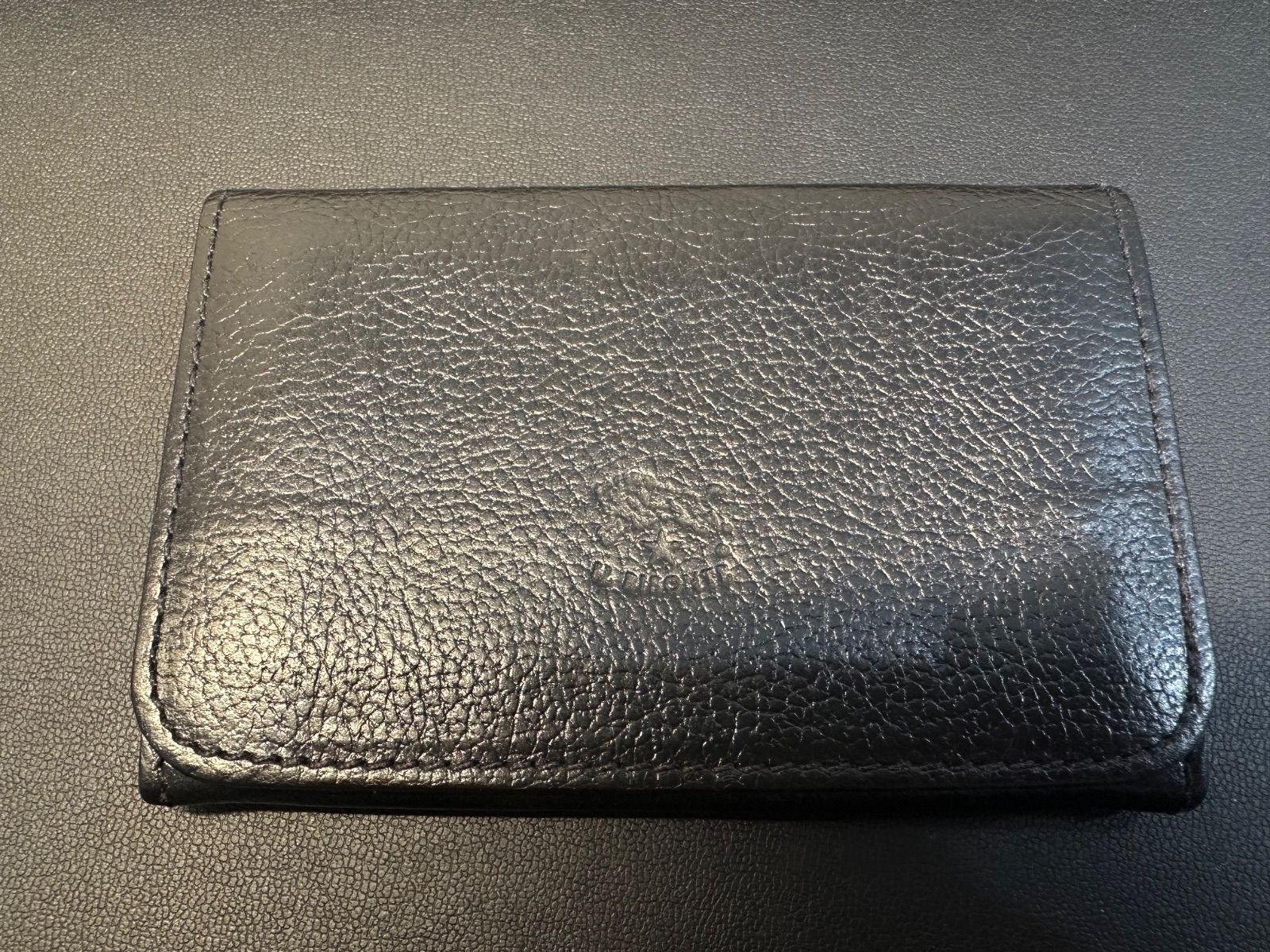美品】イルビゾンテ IL BISONTE レザー カードケース 名刺入れ