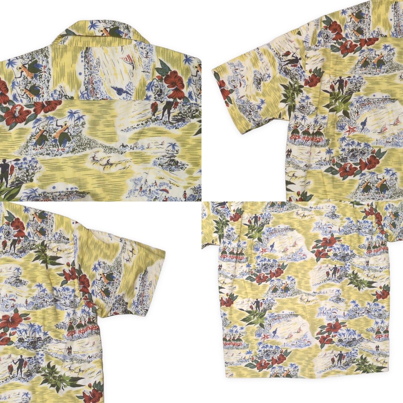 STUSSY ステューシー 90's 90年代 紺タグ Old Stussy アロハシャツ 総
