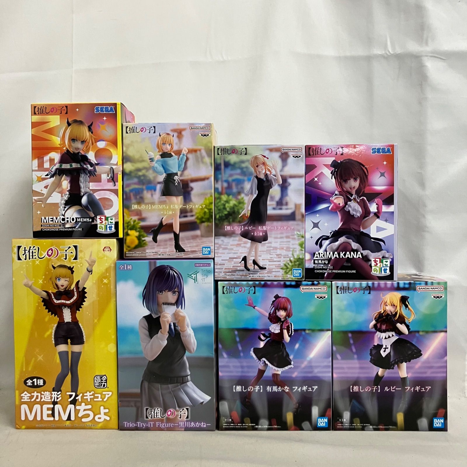 未開封 推しの子 ちょこのせ 有馬かな 他 フィギュア 8個セット