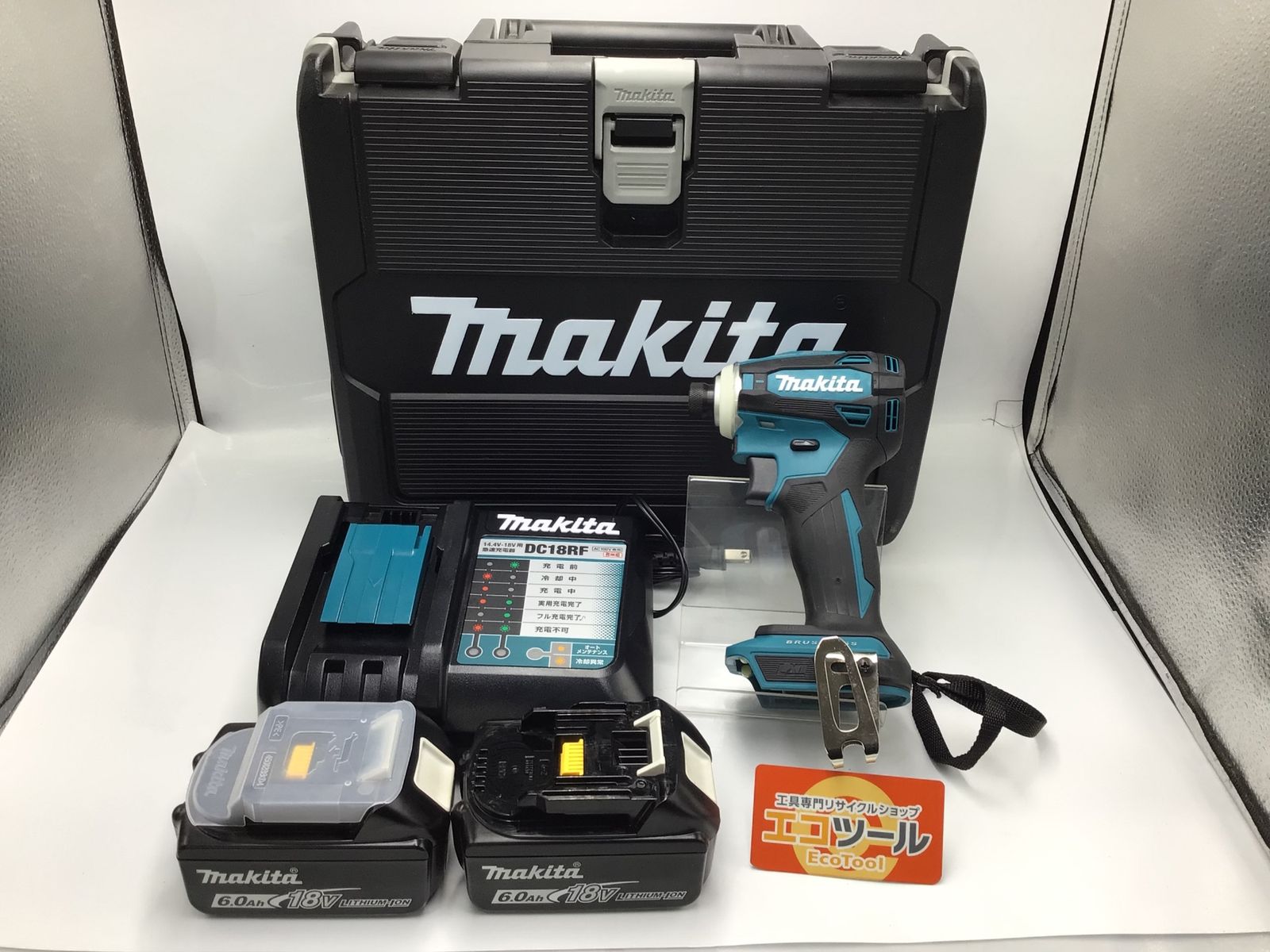 【未使用に近い】Makita/マキタ TD172DRGX 18v充電式インパクトドライバ [青/Blue] [IT_FJKM0][知立][M04]