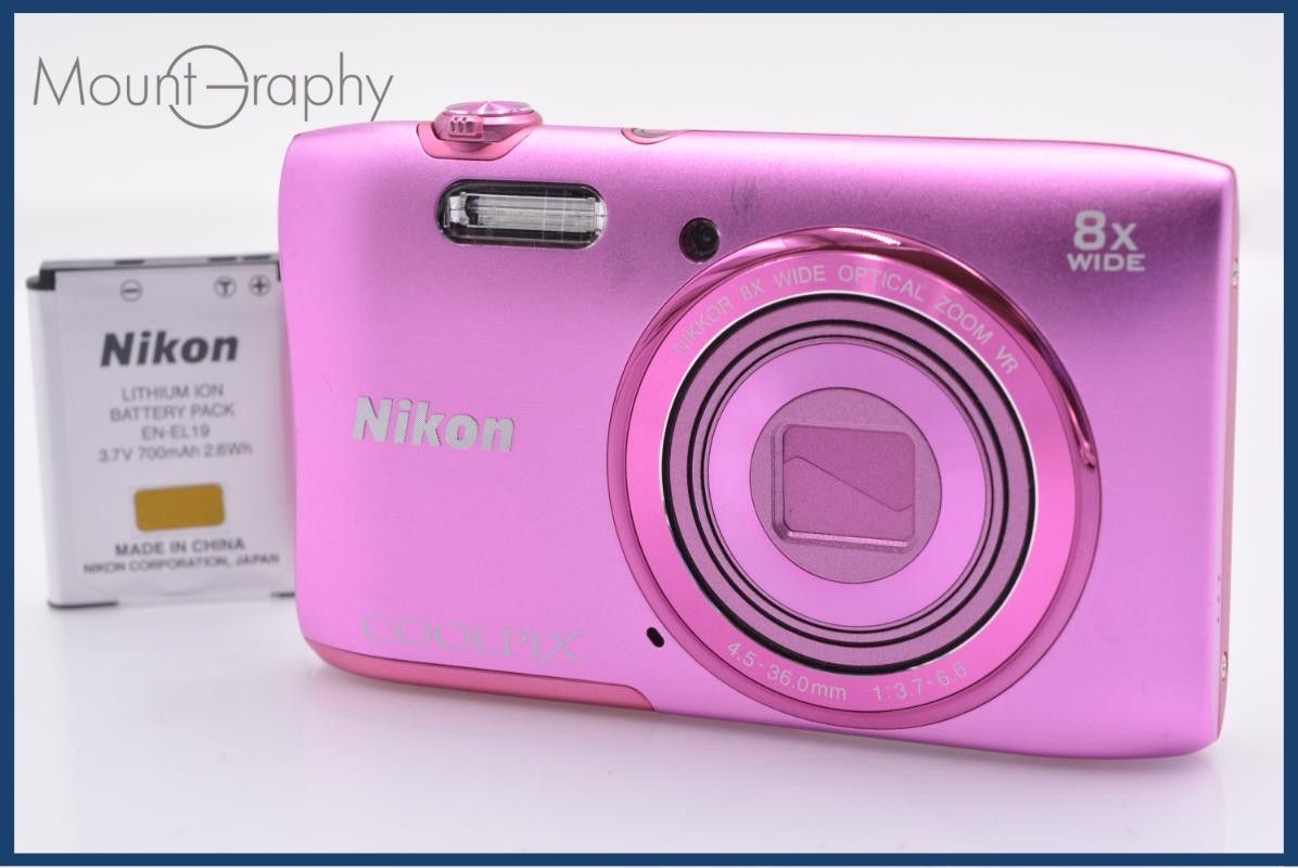 ニコン Nikon COOLPIX S3600 8X バッテリー付属 同梱無料 #ks600