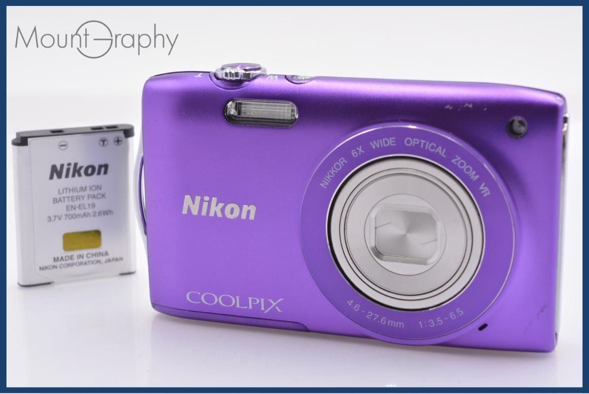 難あり ニコン Nikon COOLPIX S3300 6X バッテリー付属 同梱無料 #ks611