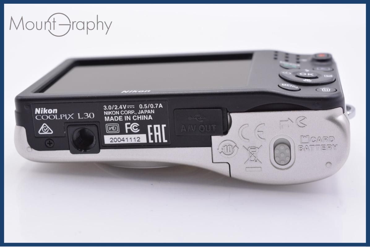 【動作保証】 ニコン Nikon COOLPIX L30 5X 単三電池仕様 同梱無料 #ks614