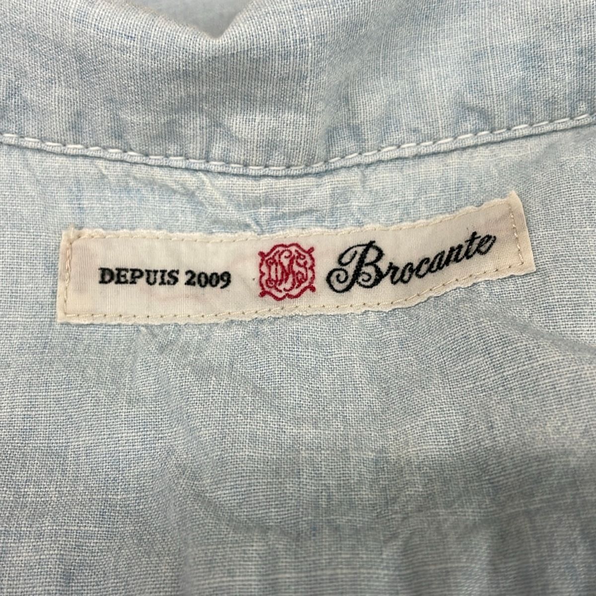 Brocante(ブロカント) 長袖シャツブラウス サイズ2 M レディース美品