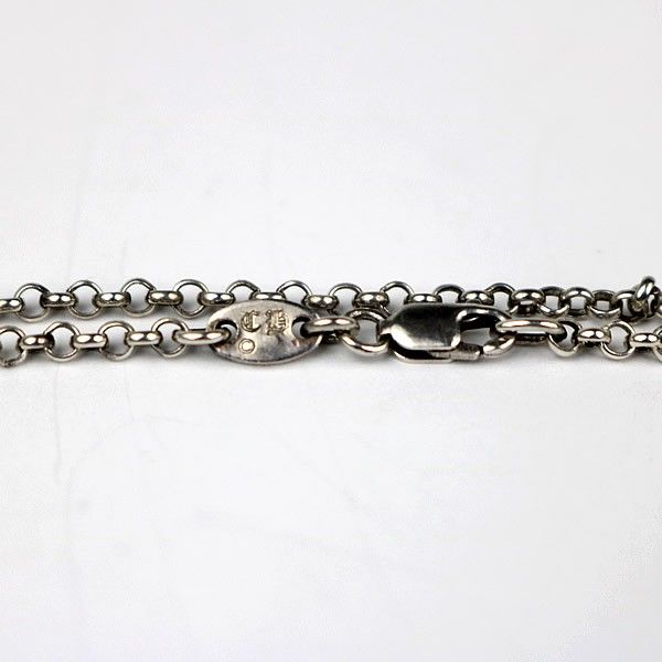 CHROME HEARTS 新宿店 クロムハーツ ロールチェーン ネックレス 18