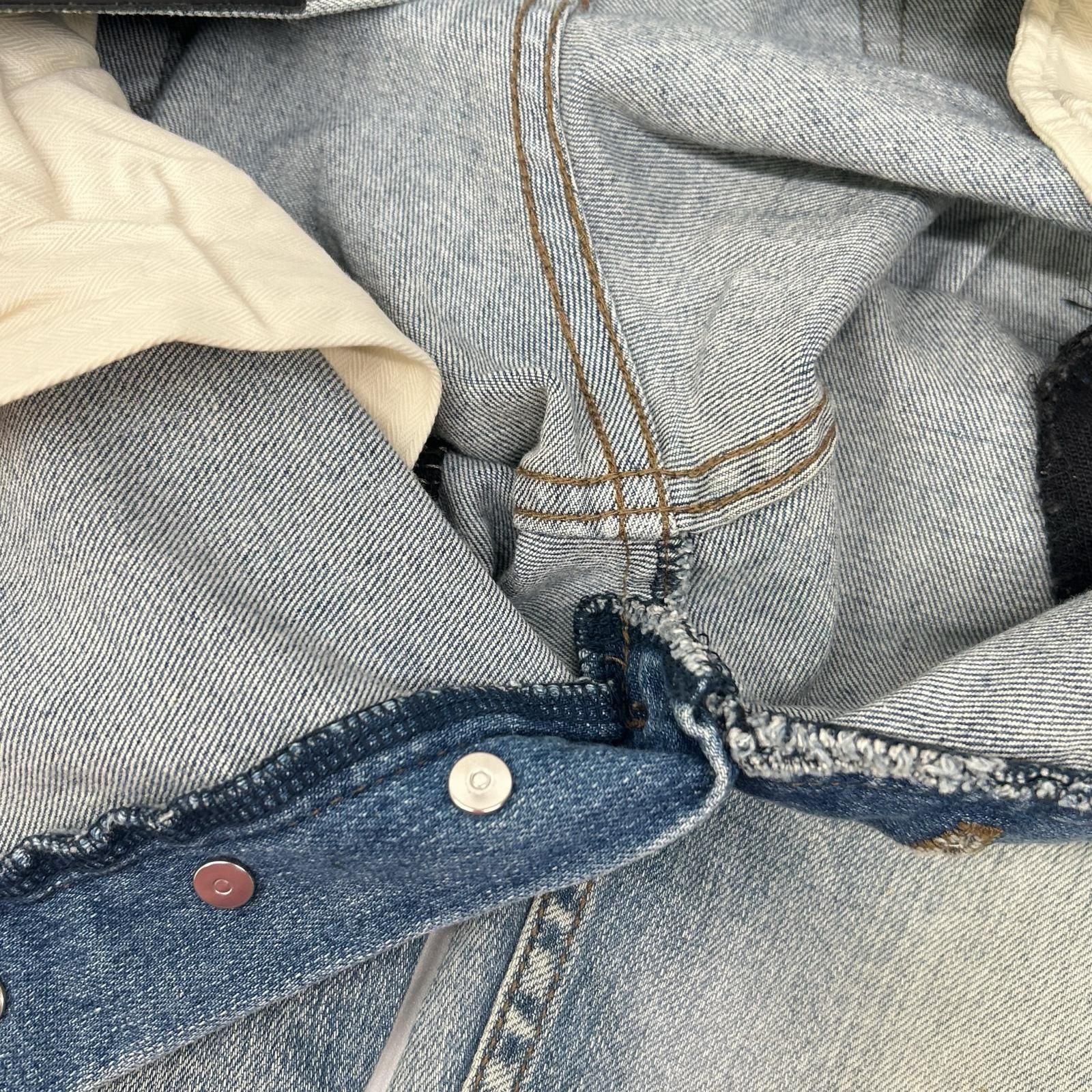 FAGASSENT ファガッセン ブルー AXCEL BLOW ダメージスキニーパンツ 26