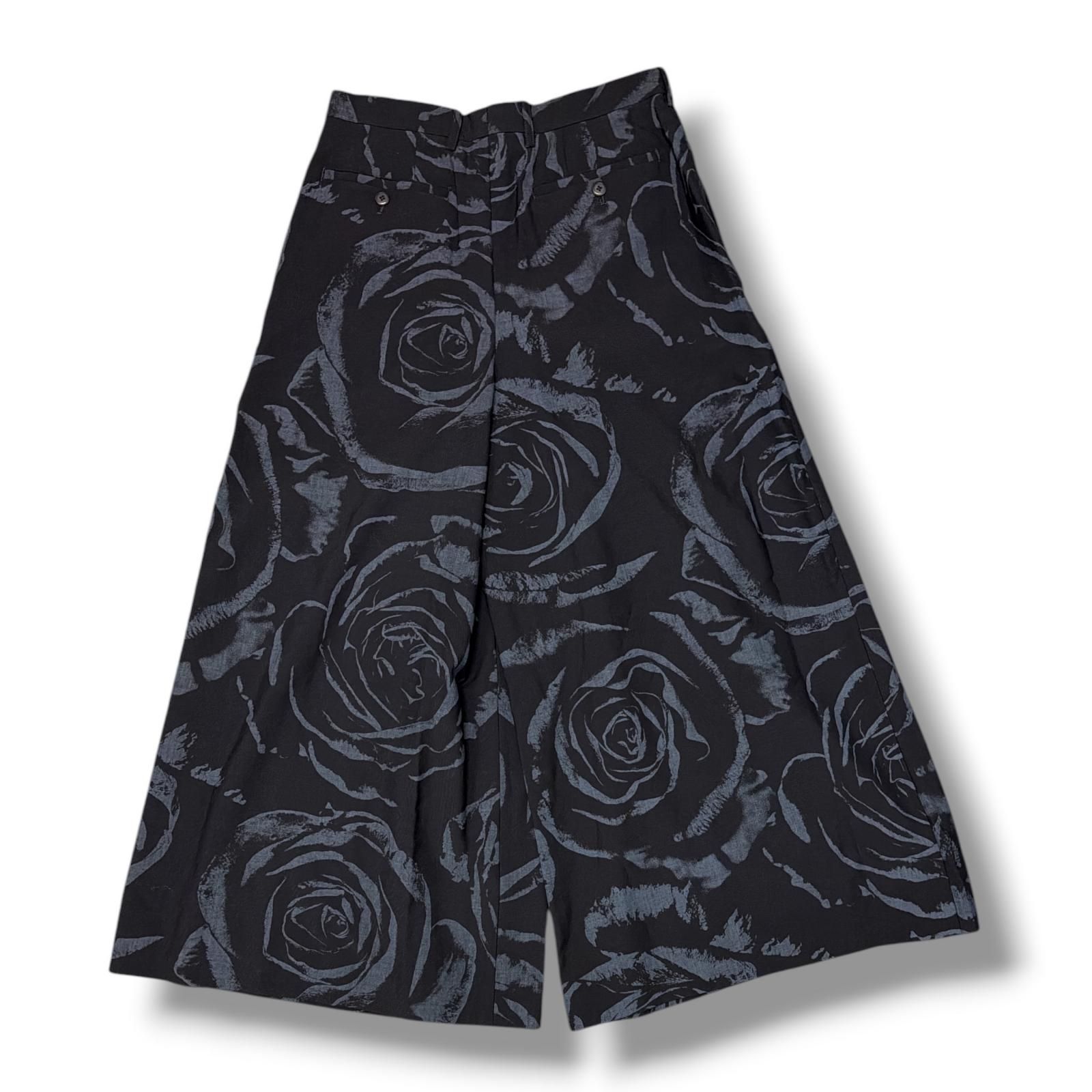 参考上代49500円 未使用 LAD MUSICIAN BIG ROSE HAKAMA SLACKS ビッグ