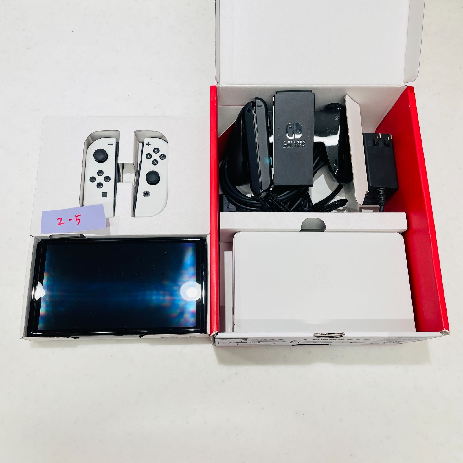 美品 完品 Nintendo Switch 有機EL ホワイト 本体セット 2023年製 液晶