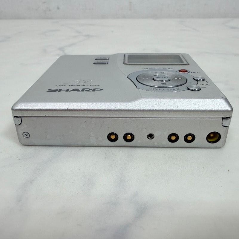 SHARP MD-DR77-S ポータブルMDレコーダー シャープ 718K - メルカリ