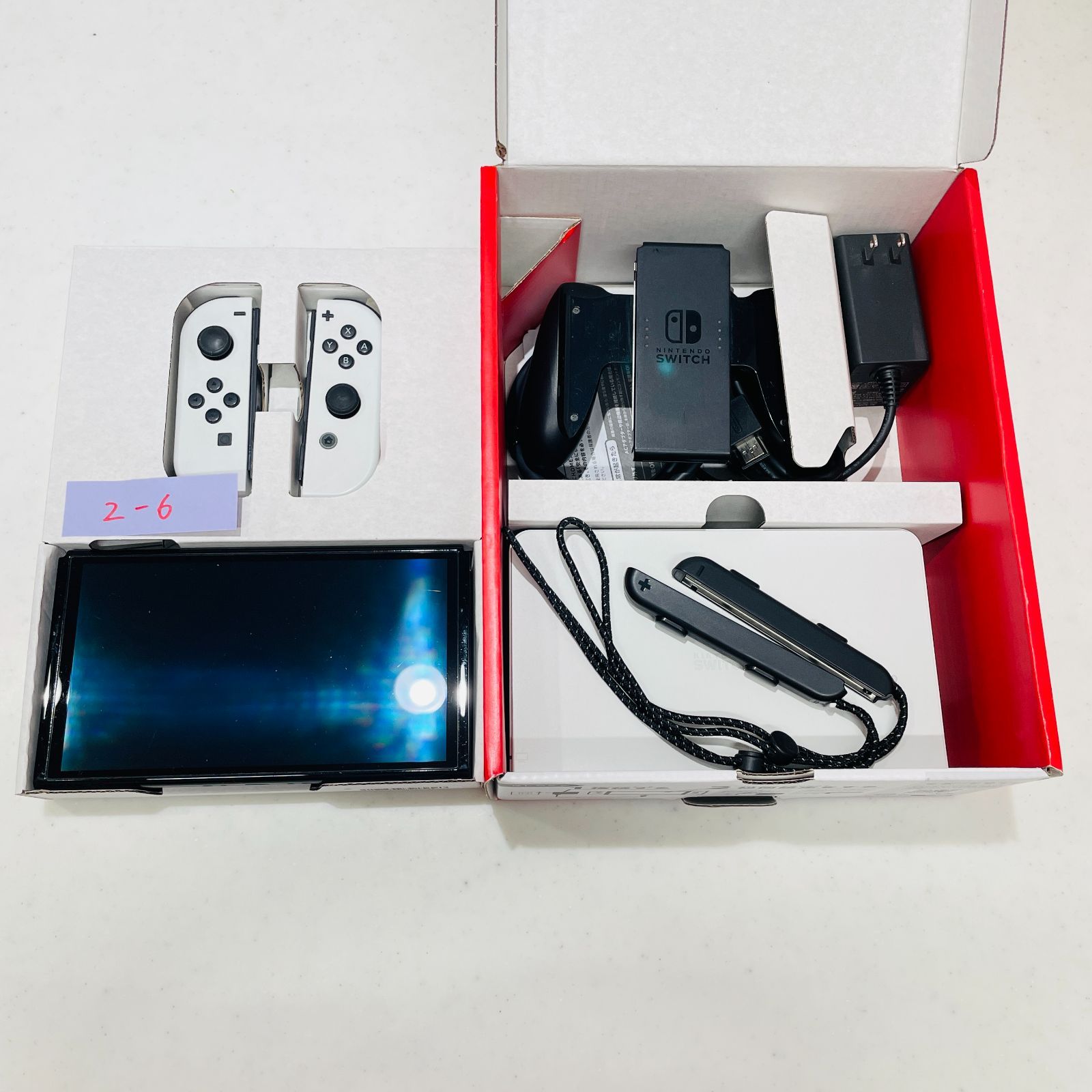 美品 完品 Nintendo Switch 有機EL ホワイト 本体セット 2022年製 液晶