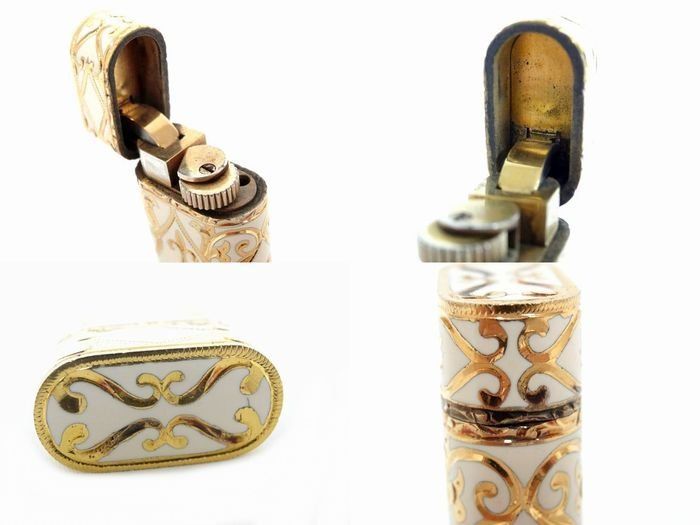 Cartier カルティエ □ ガスライター ゴールドカラー ホワイト
