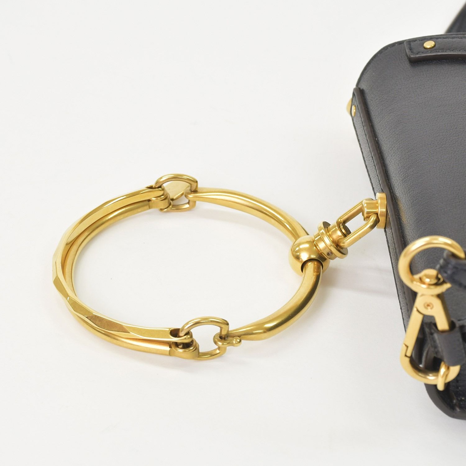 極美品 CHLOE クロエ ナイル ミノディエール レザー 2WAY ハンドバッグ 