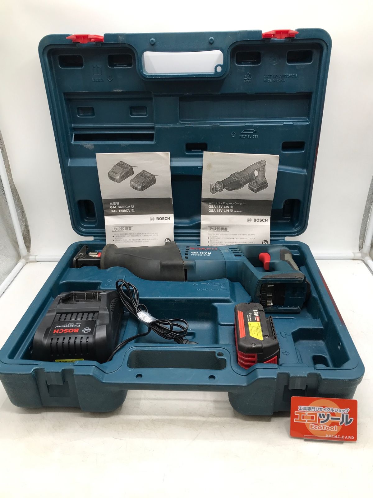 【中古品】ボッシュ(BOSCH) GSA18V-LIN ☆BOSCH/ボッシュ 18Vコードレスセーバーソー [IT_N9FRW][岡岩][M05]