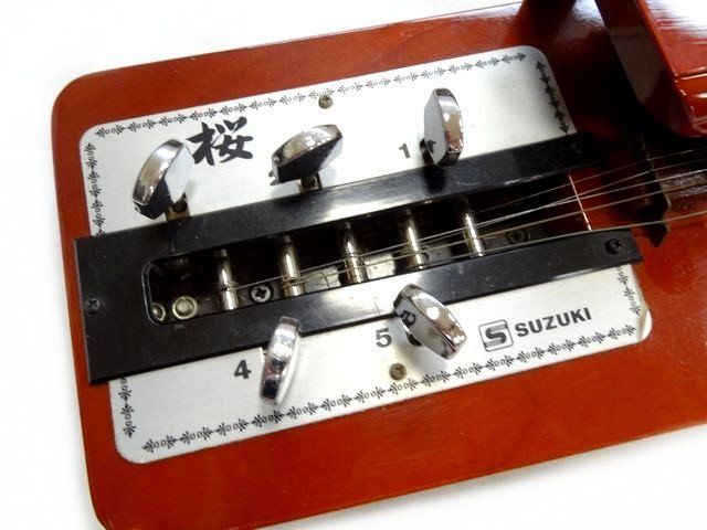 スズキ 大正琴 桜 ◇ 鈴木楽器製作所 楽器 初心者 ケース付き 趣味