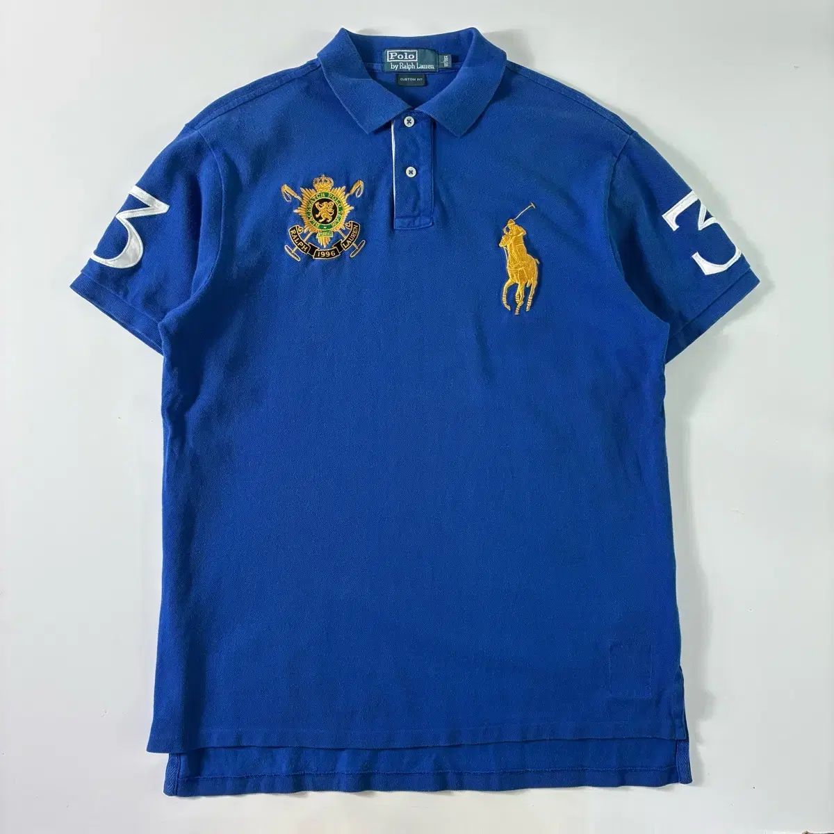 Polo ポロ ラルフローレン ビックポニー チーフキープ ブルー 半袖