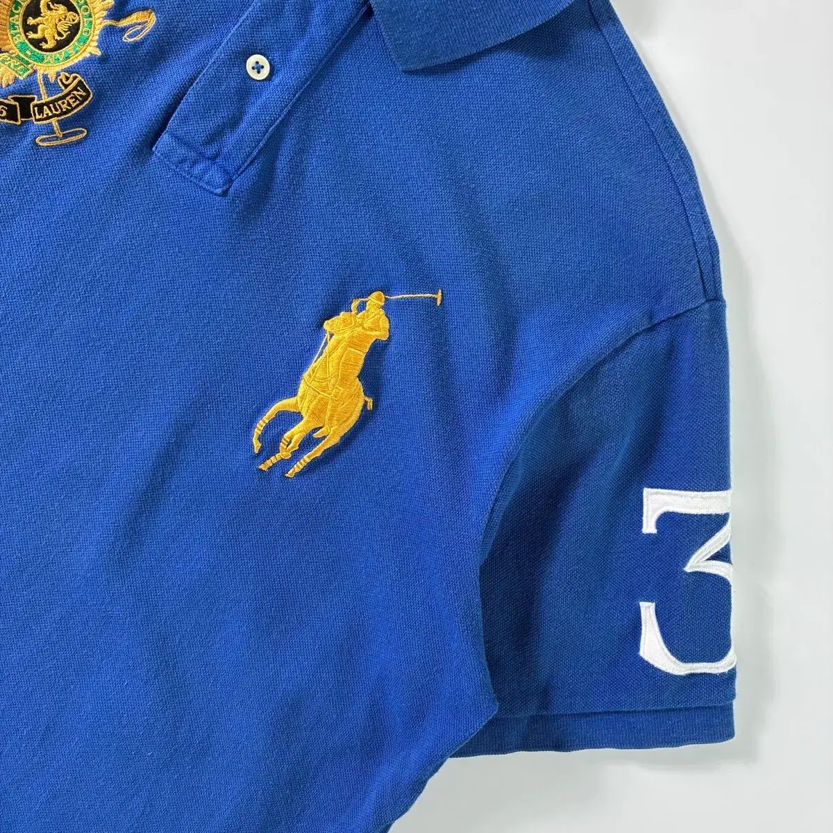 Polo ポロ ラルフローレン ビックポニー チーフキープ ブルー 半袖