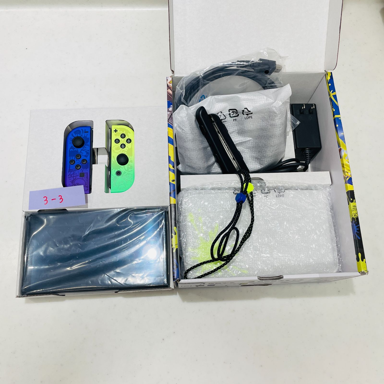 美品 完品 Nintendo Switch 有機EL スプラトゥーン3 本体セット 2023年