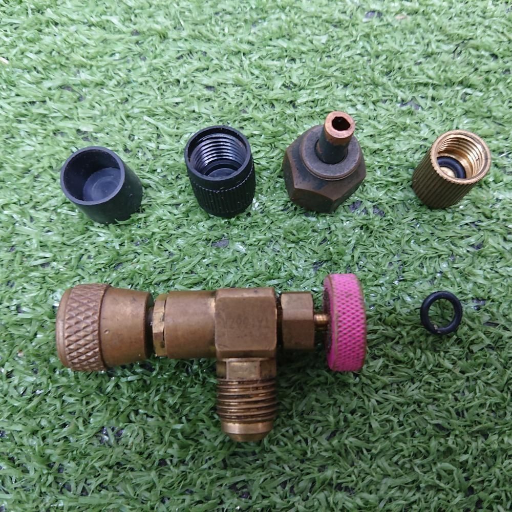 中古品】アサダ R410A/R32 ゲージマニホールド ※動作未確認 [1776