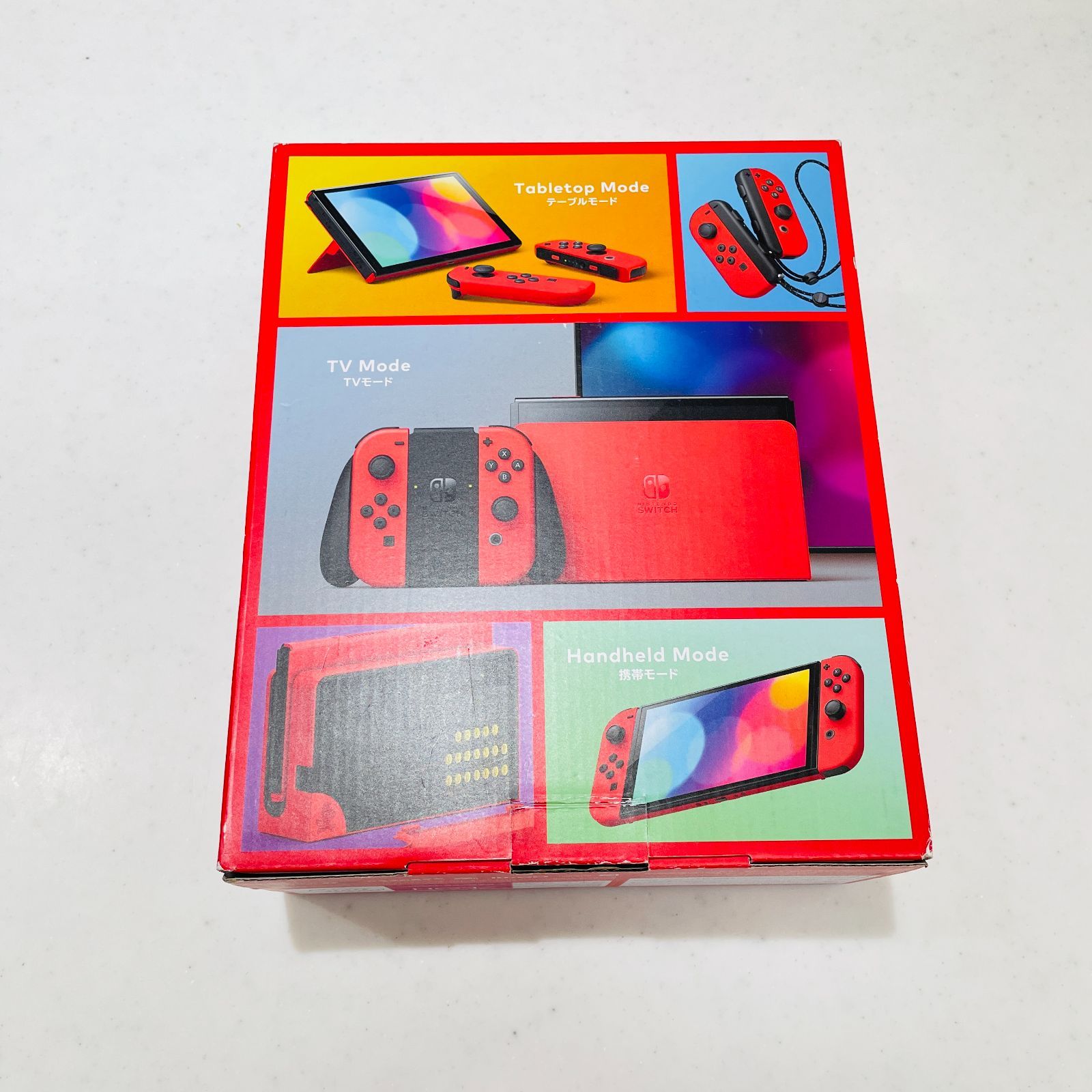 美品 完品 Nintendo Switch 有機EL マリオレッド 本体セット 2023年製