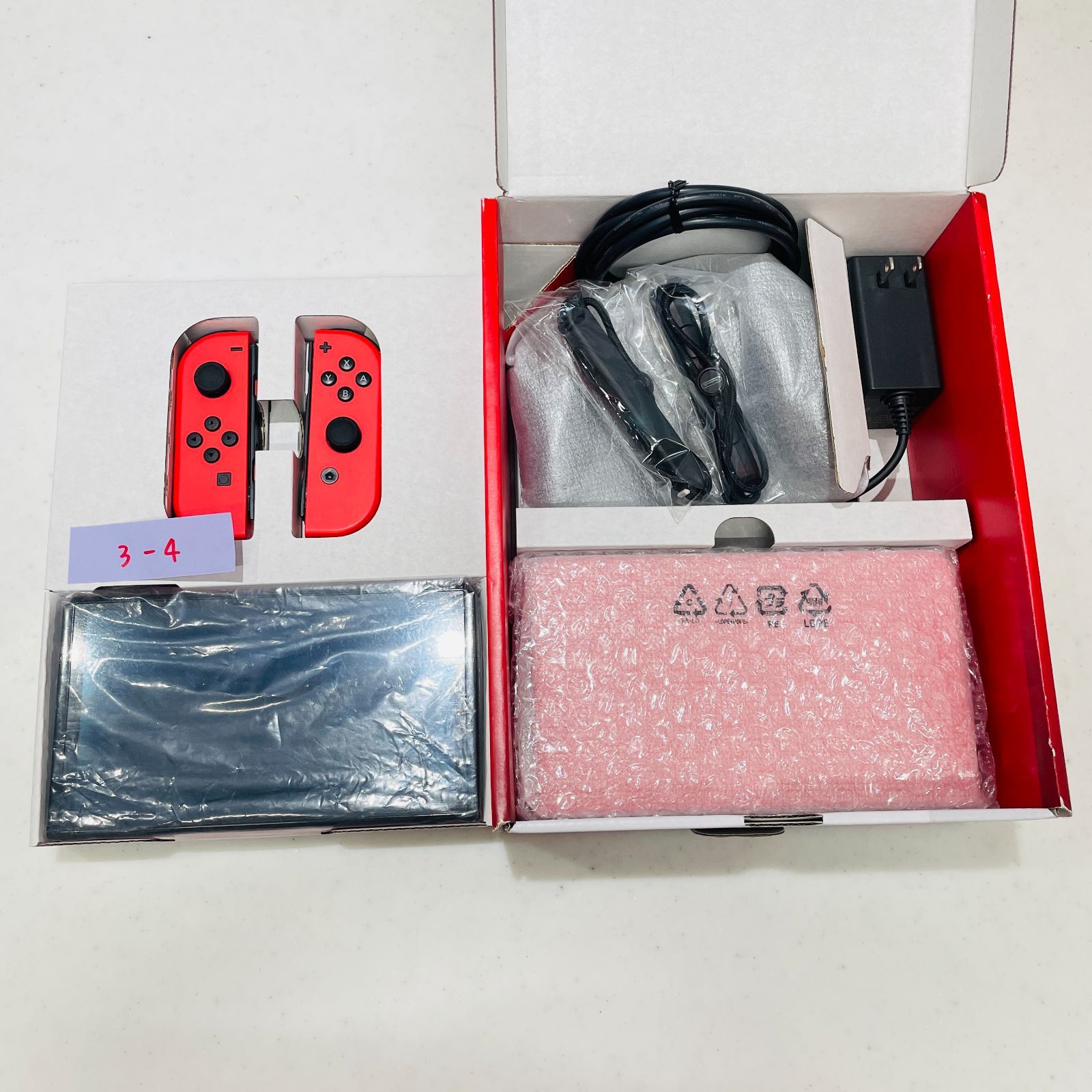 美品 完品 Nintendo Switch 有機EL マリオレッド 本体セット 2023年製