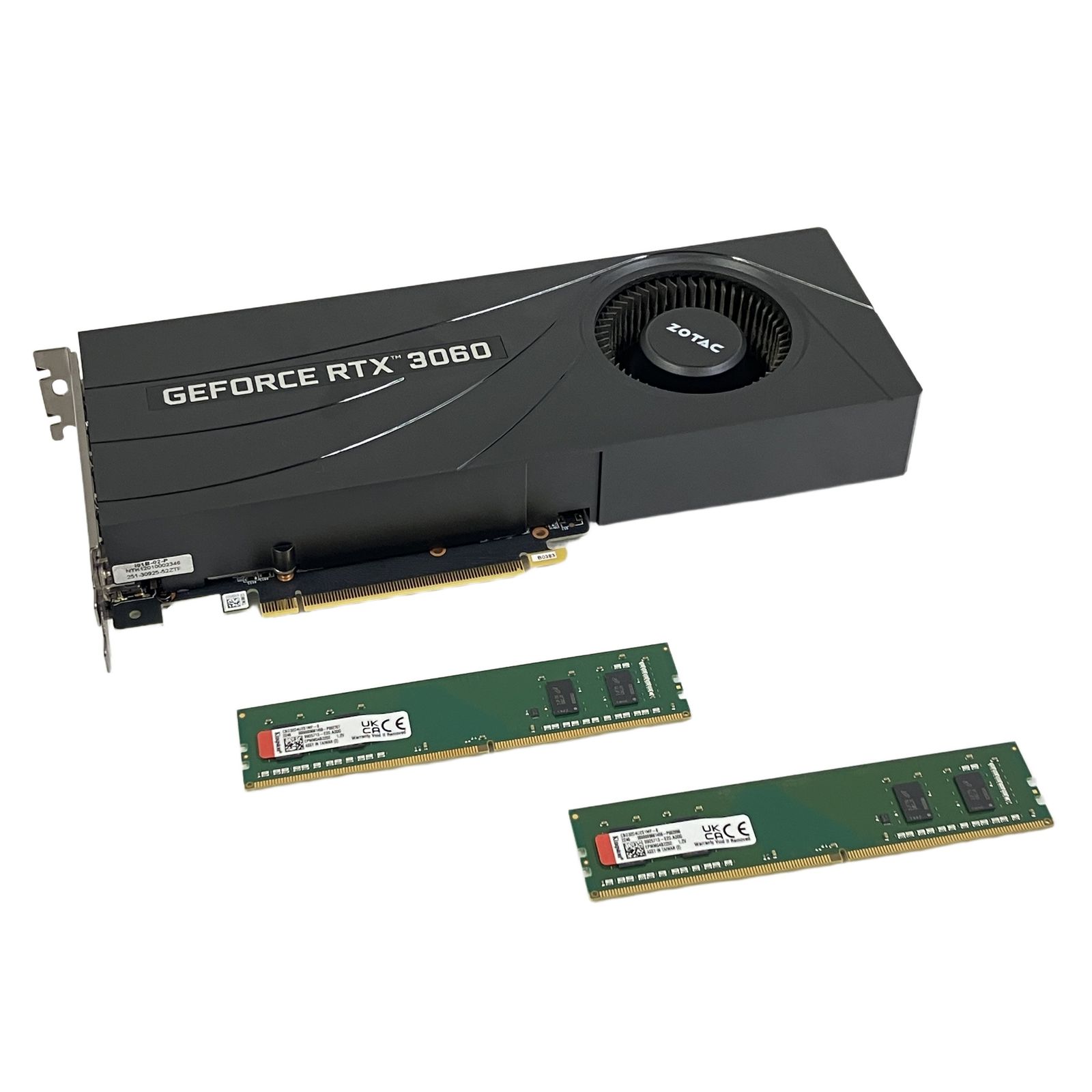 ジャンク RTX 3060 12GB 8GBメモリ2枚 セット- メルカリ