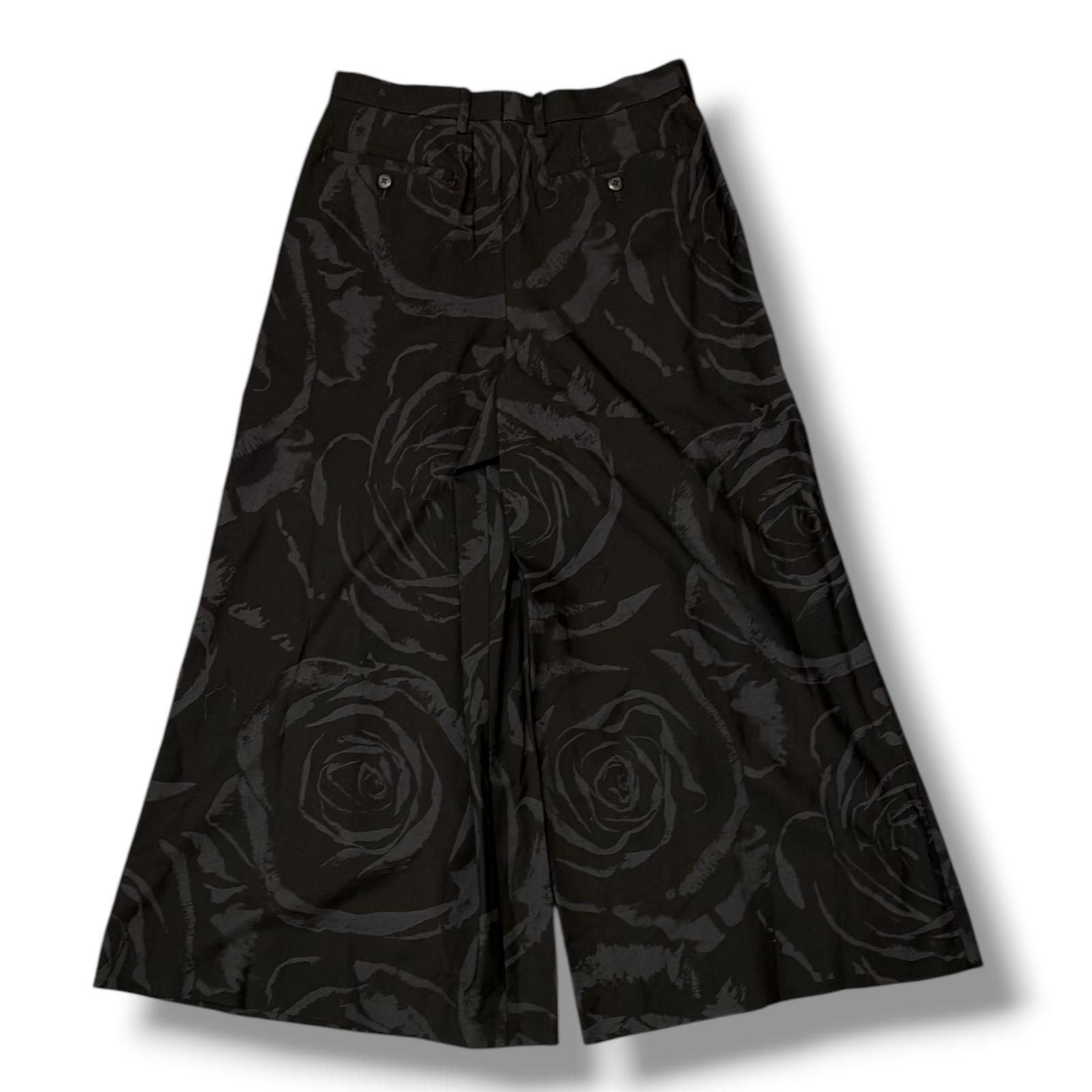参考上代49500円 未使用 LAD MUSICIAN BIG ROSE HAKAMA SLACKS ビッグ