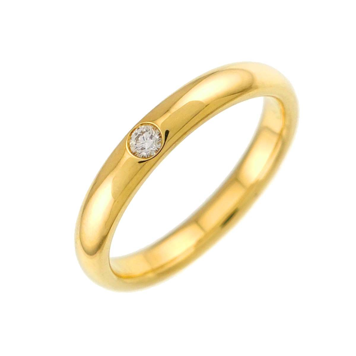 ハリーウィンストン HARRY WINSTON ラウンド 10.5号 リング ダイヤ K18 YG 750 指輪 Diamond Ring【証明書付き】 90330991
