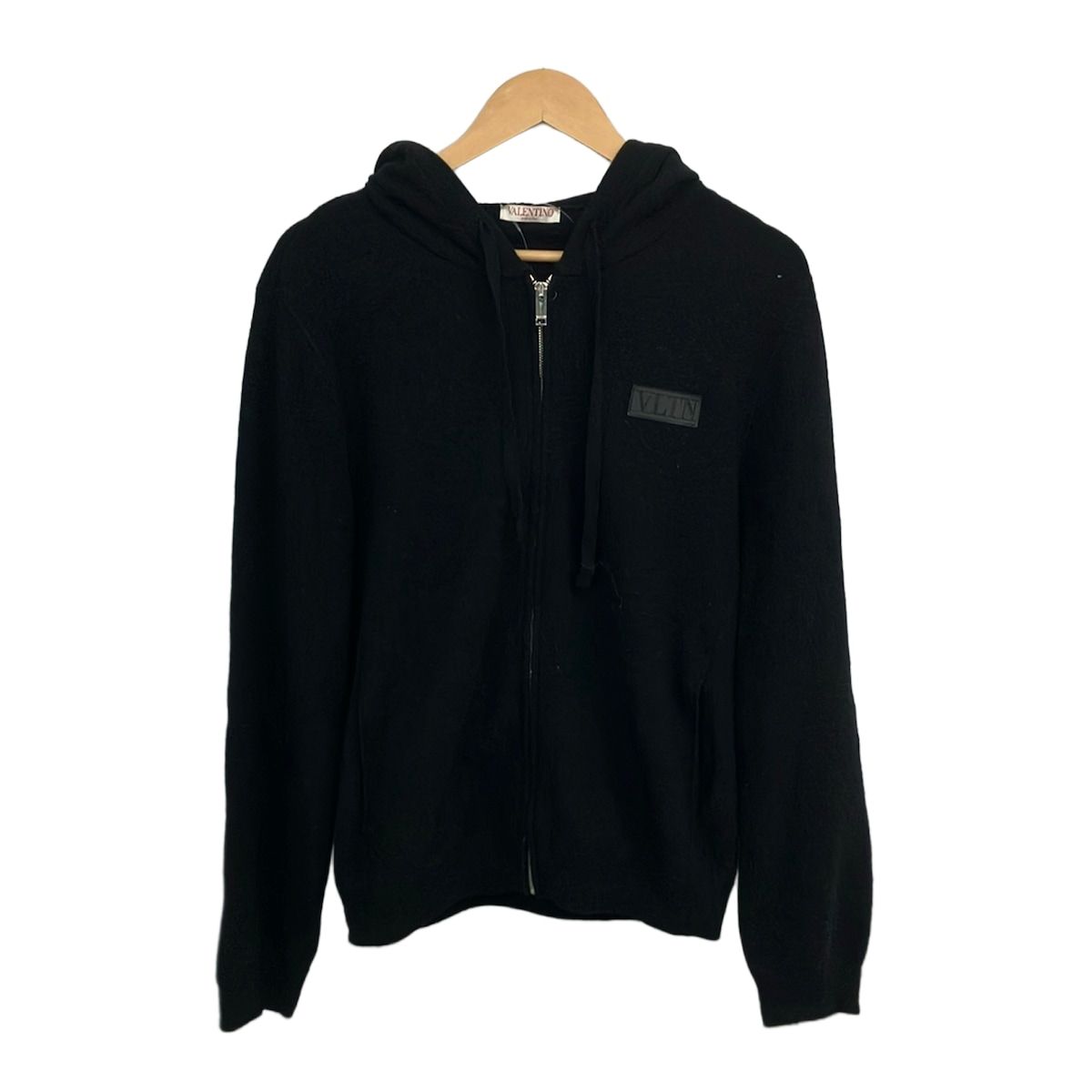 VALENTINO(バレンチノ) パーカー サイズM メンズ美品 - 黒 長袖/ジップアップ 13,680円