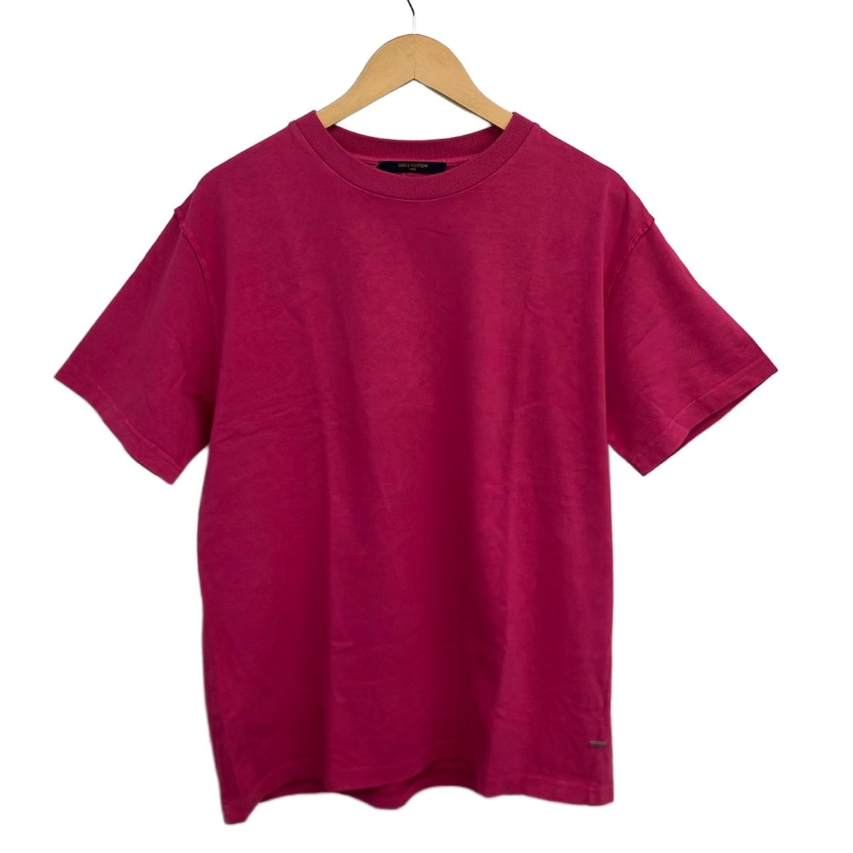 LOUIS VUITTON(ルイヴィトン) 半袖Tシャツ サイズM メンズ美品 インサイドアウト RM211EJYNHLY47W ピンク クルーネック