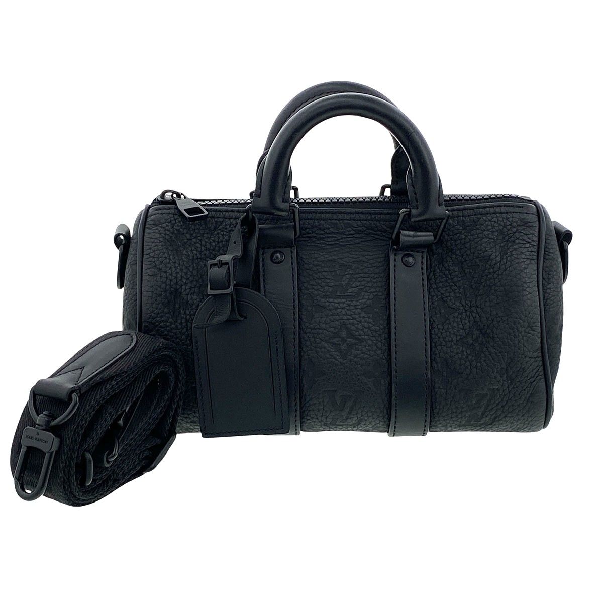 LOUIS VUITTON ルイ・ヴィトン キーポル バンドリエール 25 ショルダーバッグ M20900 レディース ブラック 中古 139,000円