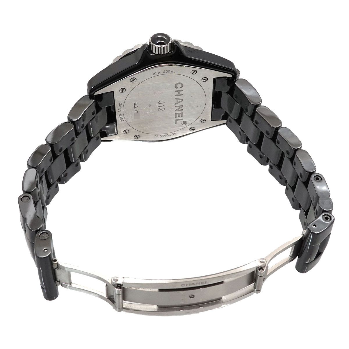 シャネル CHANEL J12 38mm メンズ 腕時計 H0685 ブラック セラミック