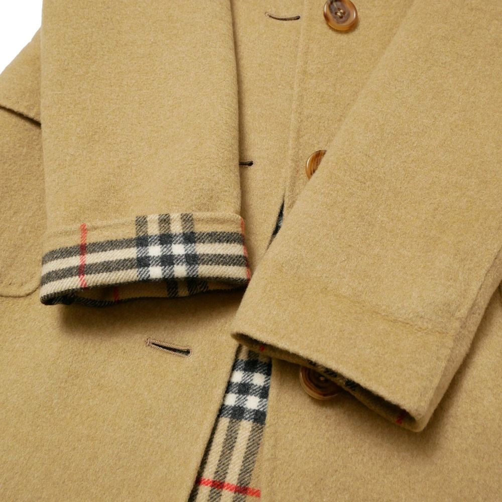 □美品□BURBERRY バーバリー ステンカラーコート サイズ38 カシミヤ混