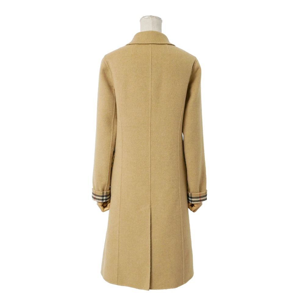□美品□BURBERRY バーバリー ステンカラーコート サイズ38 カシミヤ混