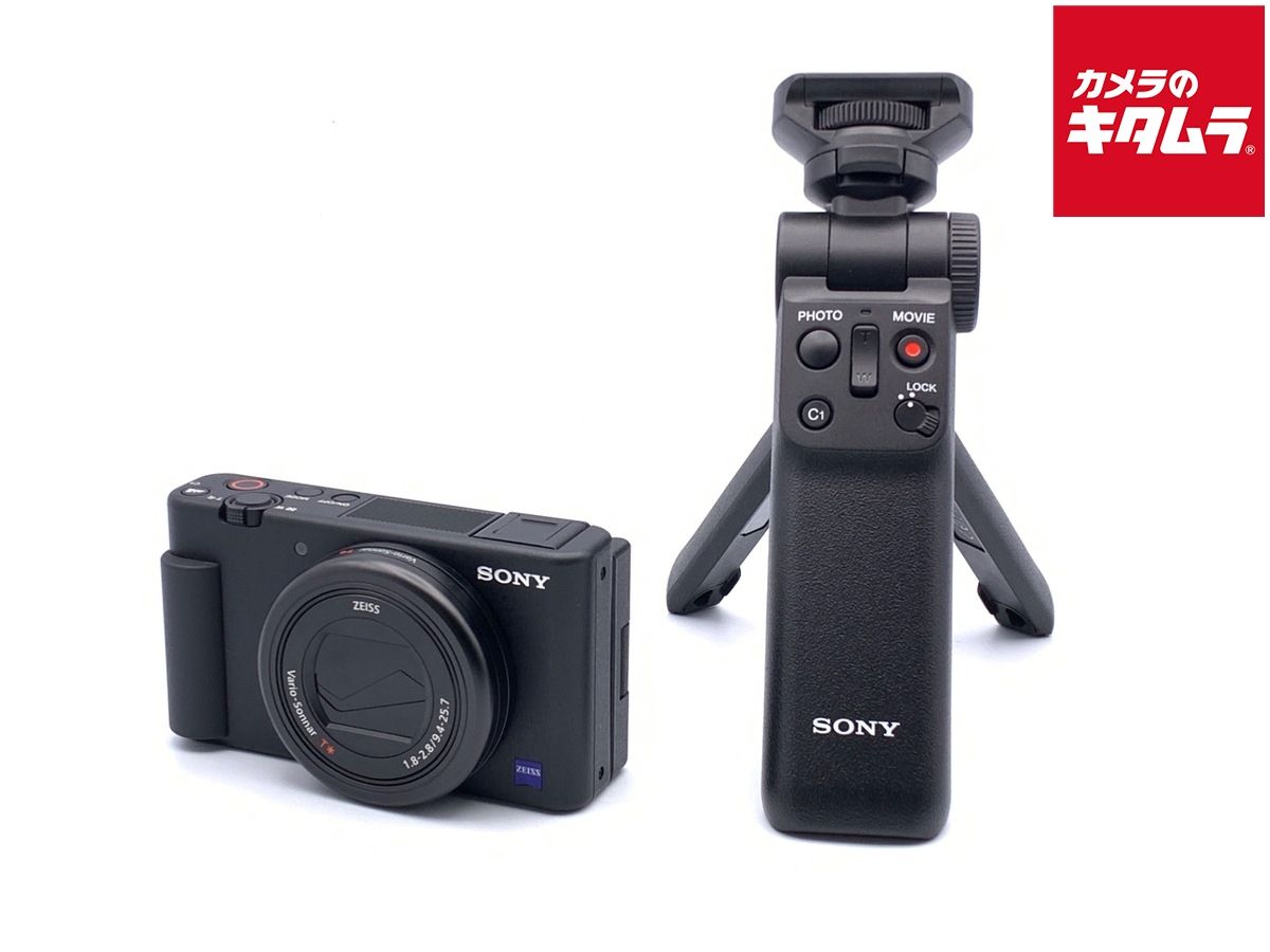 【中古】 【美品】 ソニー VLOGCAM ZV-1G シューティンググリップキット