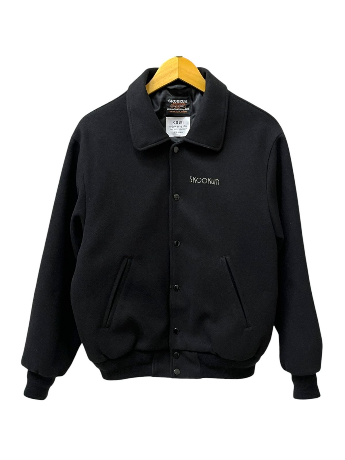 SKOOKUM (スクーカム) × coen 別注リブスタジャン リブ袖 中綿 7560