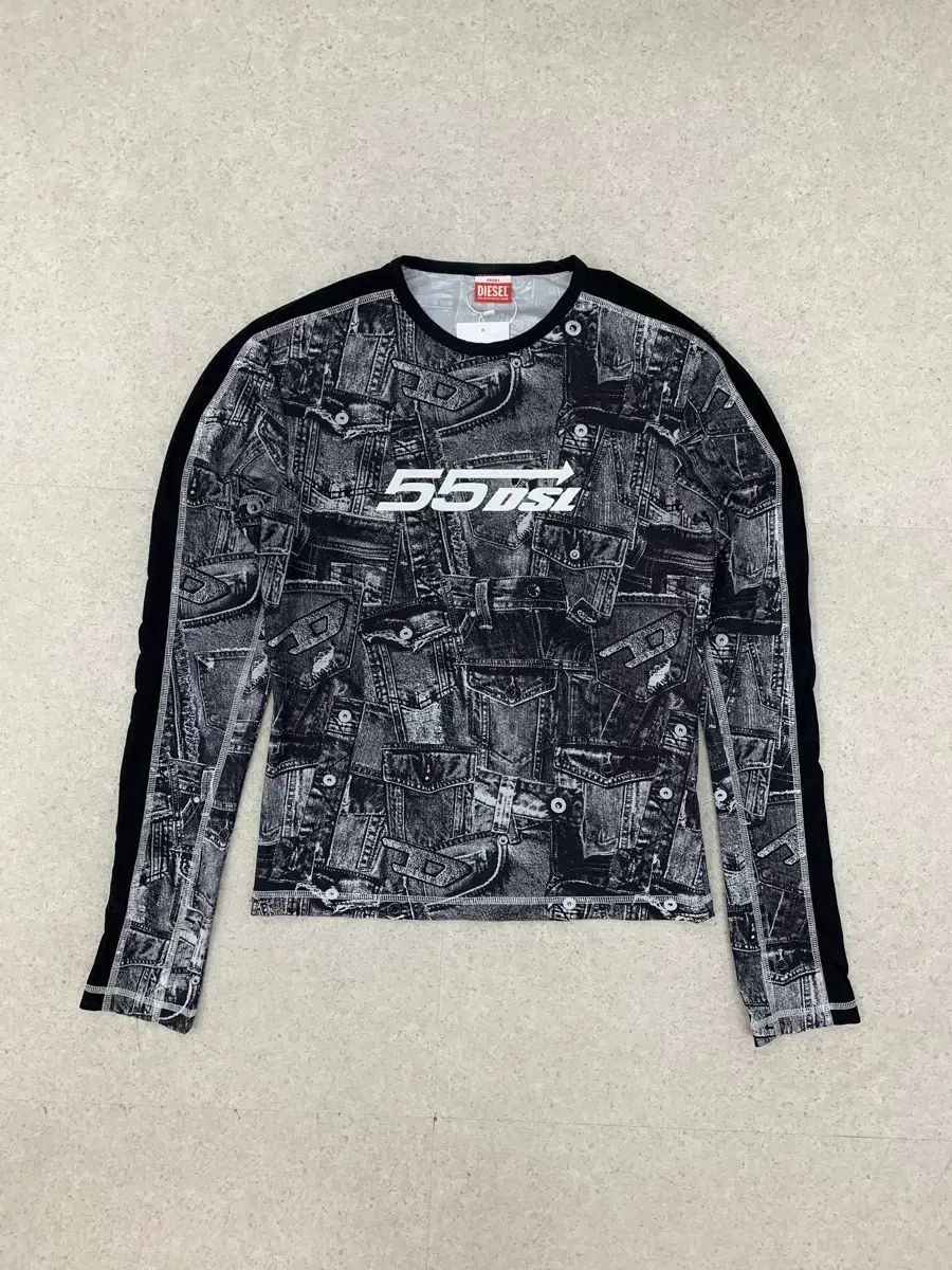 DIESEL 55DSL プリンティング ロングスリーブ