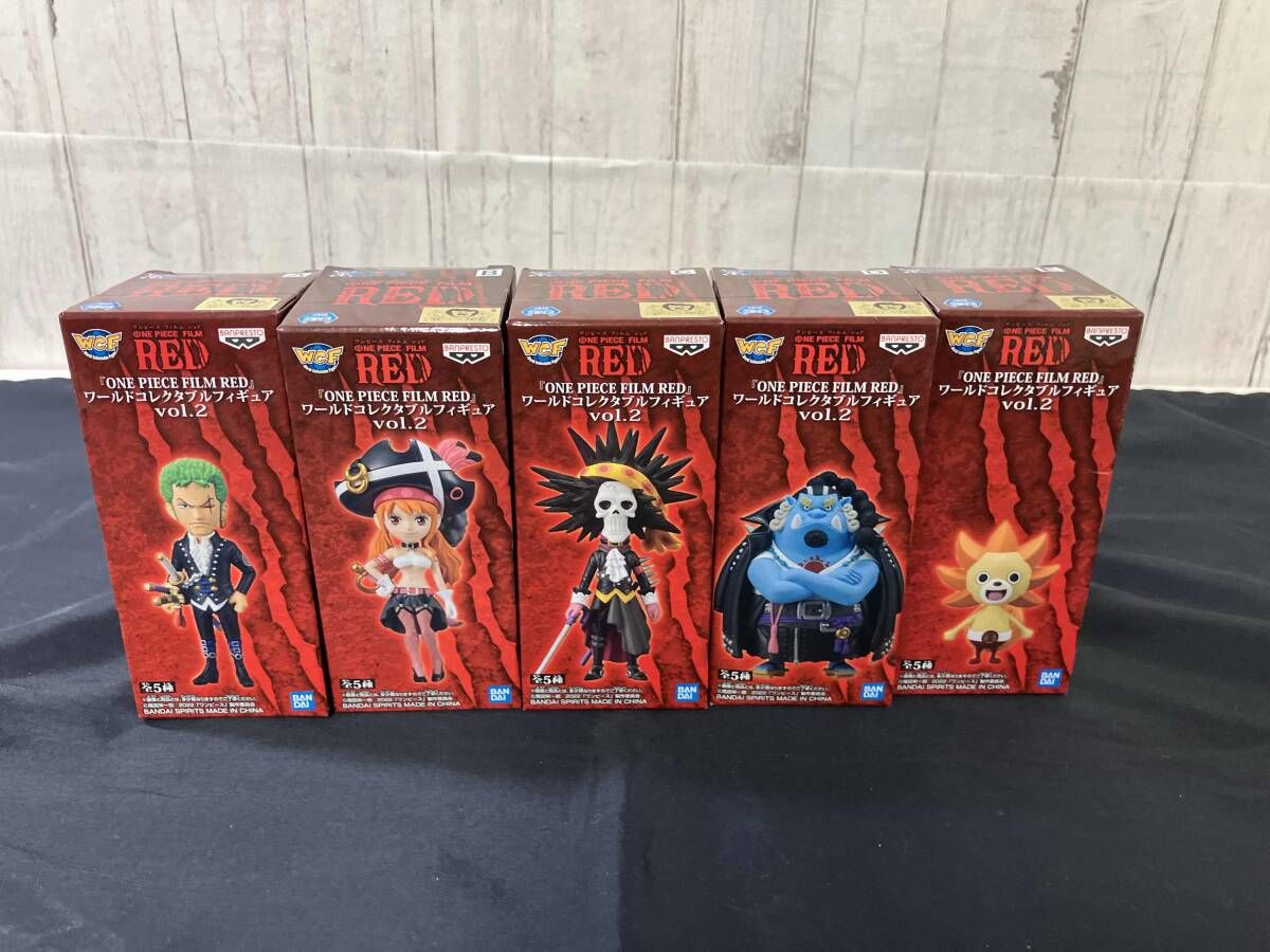 全5種セット]【フィギュア】バンプレスト 『ONE PIECE FILM RED