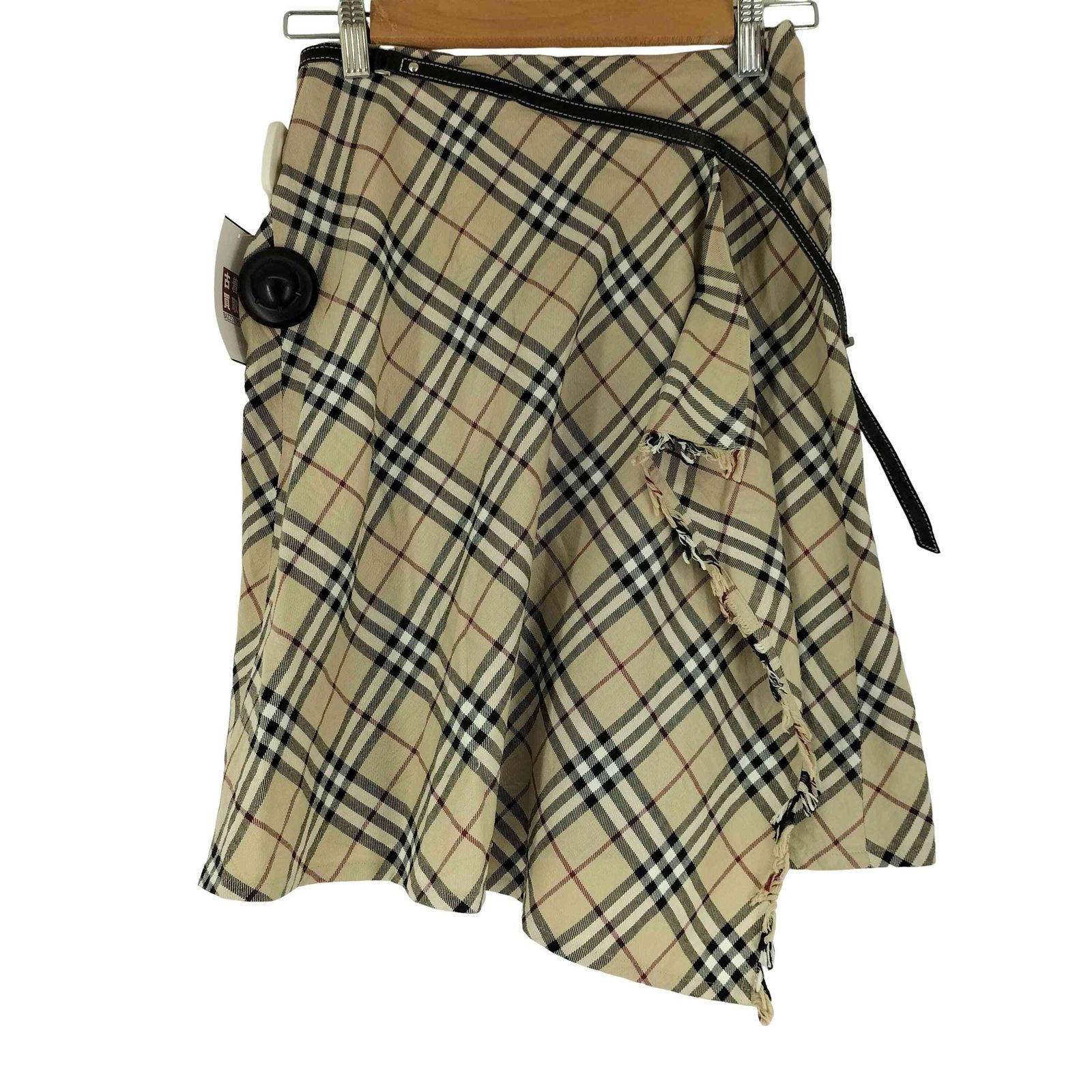 バーバリーロンドン BURBERRY LONDON ノバチェック柄 巻きスカート レディース DE：36 8,740円