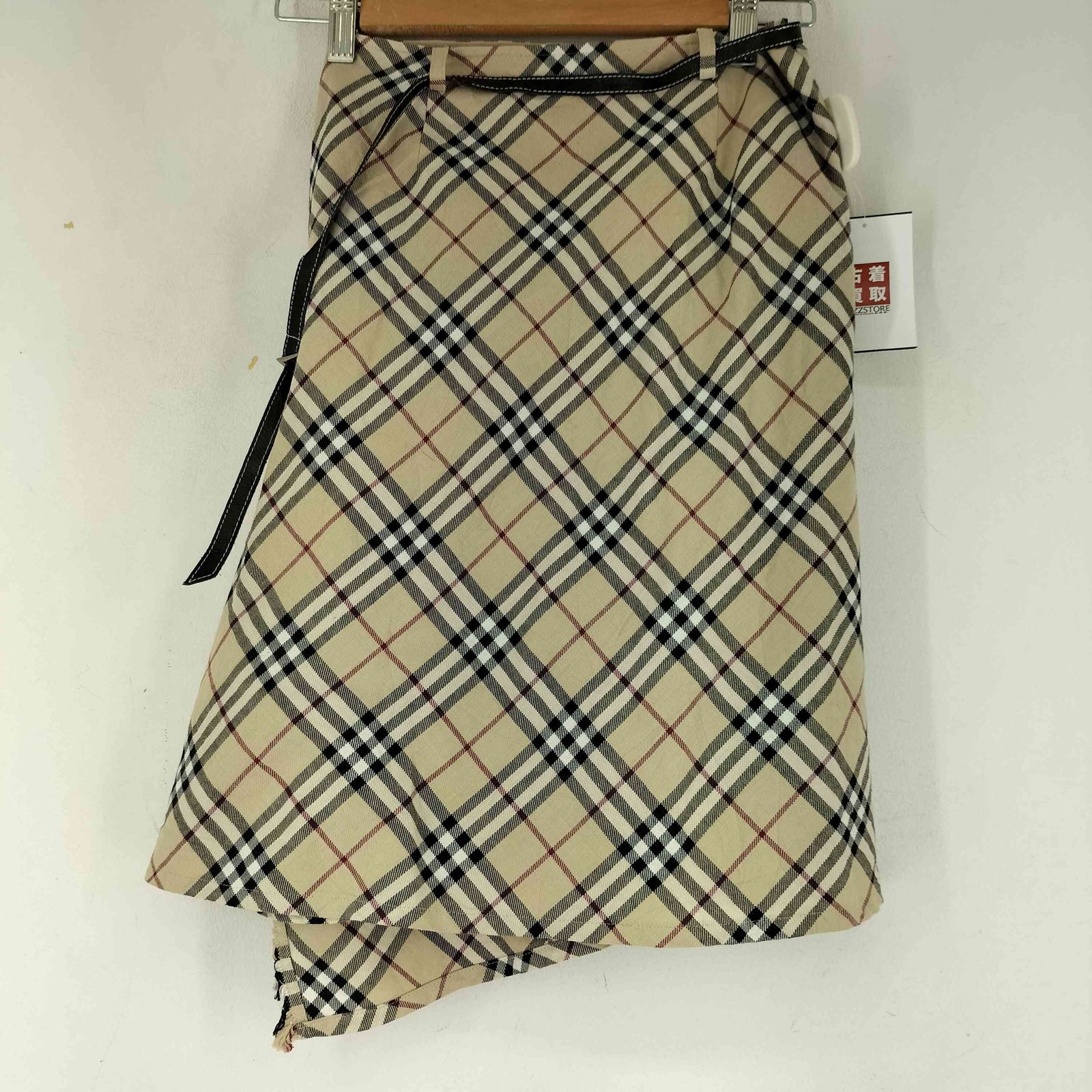 バーバリーロンドン BURBERRY LONDON ノバチェック柄 巻きスカート